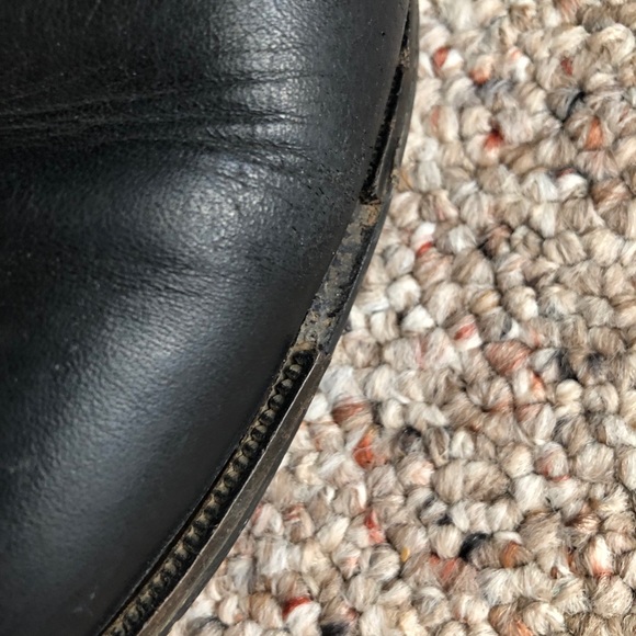 Black Leather Riding Boots - Picture 5 of 9